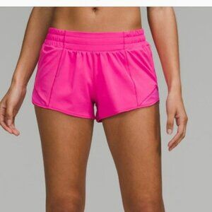 Lululemon SONIC PINK Hotty Hot Low-Rise 2.5"